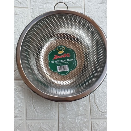 Rổ inox 304 siêu bền nhiều size, dùng hấp đồ ăn rất tiện, rổ có móc treo (ảnh thật)