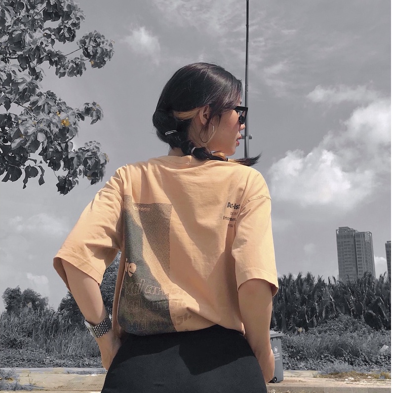 Áo Thun ISME  Trame Print Premium Local Artist Form Rộng Unisex