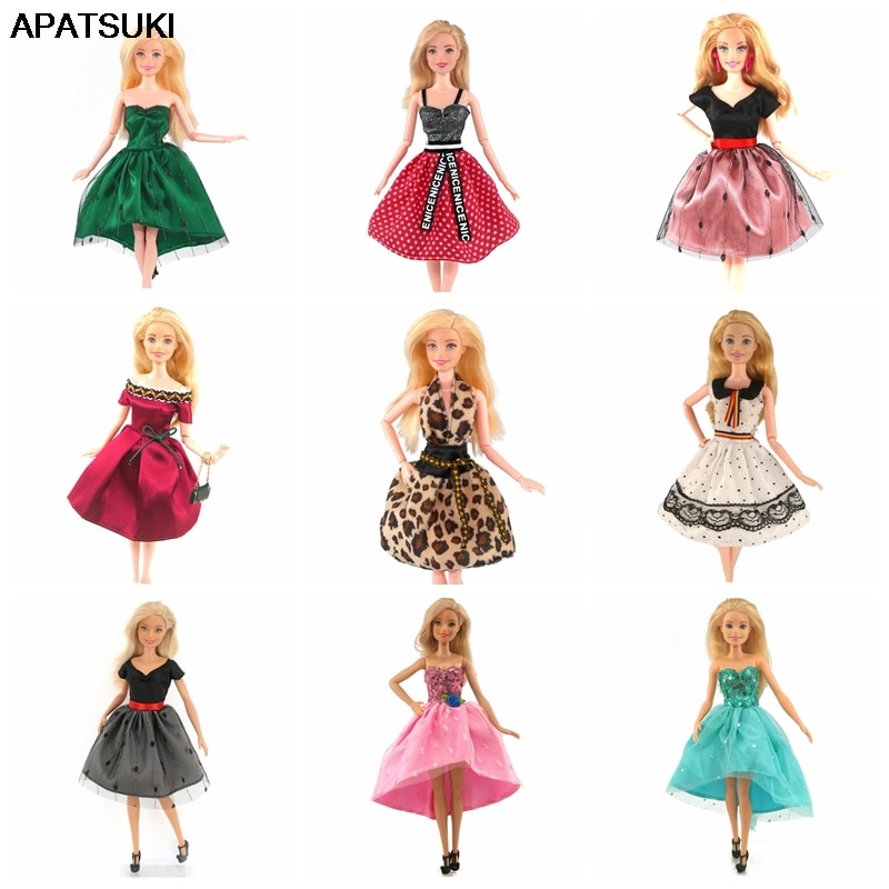 Đầm Thời Trang Xinh Xắn Dành Cho Búp Bê Barbie 1 / 6