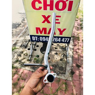 Cổ pô sirius có ống hơi inox 304 size 27mm ( tặng kèm cao su lót chân chống nghiêng 35k )