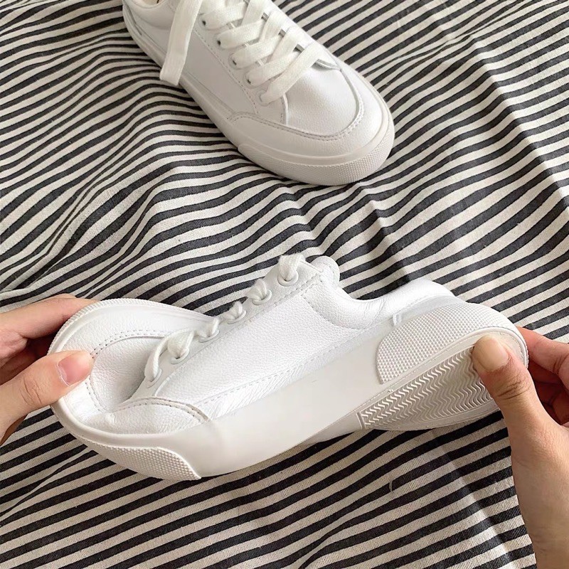 (CÓ SĂN -Video, Ảnh thật) Giày Sneaker Ulzzang Trắng Tinh