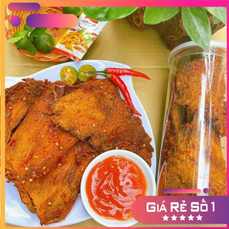 Khô bò miếng Hồng Ngự 1KG , Bò thật 100%, loại xuất khẩu, thơm ngon, thấm vị, ăn vặt VUA KHÔ giá rẻ