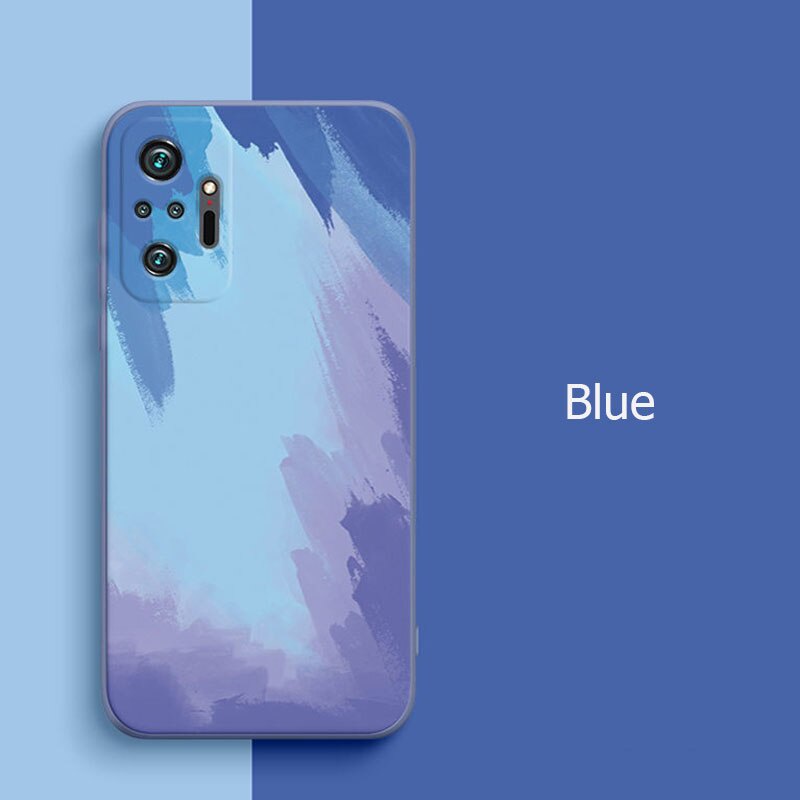 Ốp Điện Thoại Dáng Vuông Màu Nước Cho Xiaomi Redmi 10 Note 10 Pro 10S 9A 9C K40 PRO 5G 4G 2021 | BigBuy360 - bigbuy360.vn