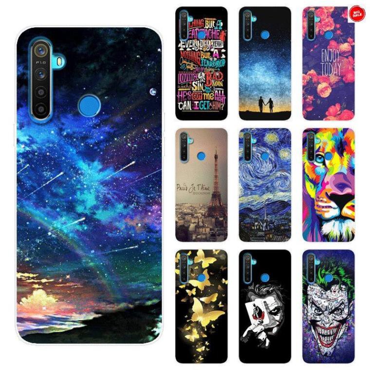 Ốp điện thoại TPU in họa tiết nhiều màu sắc cho OPPO Realme 5i Realmi 5 so cute