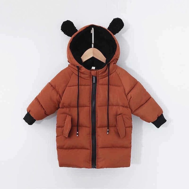 Áo phao tai gấu bé