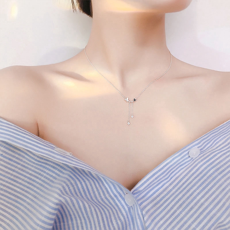 Vòng cổ Mạ Bạc Mặt Hình Sư Tử Đính Đá Pha Lê