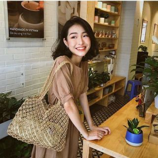 Túi cói lưới