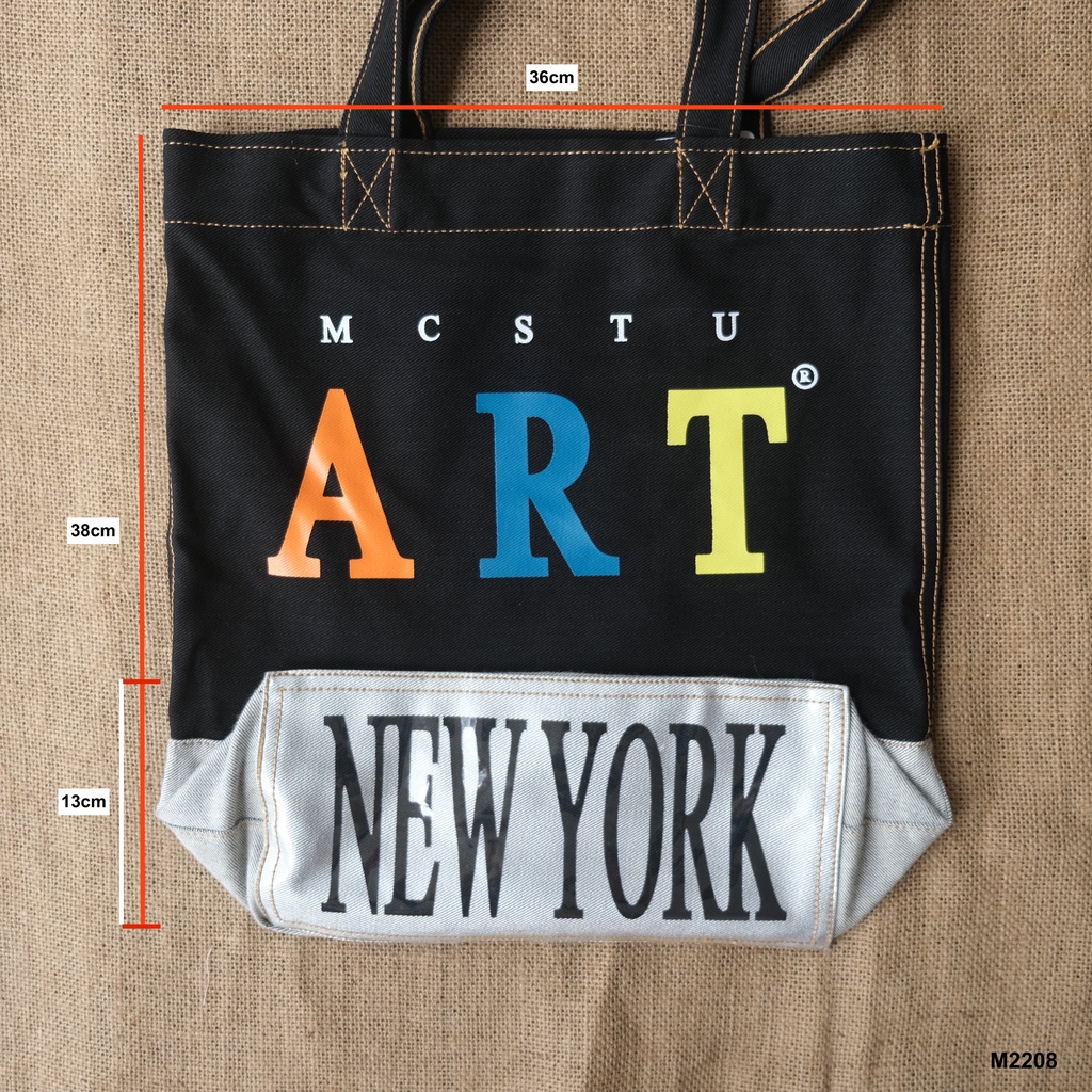 [ Túi tote ] phong cách unisex, chất vải jean chắc chắn hoạ tiết bền đẹp - THEGATE