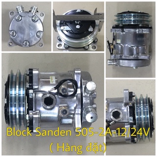 Block lạnh xe SANDEN bản đặt (505/507/508)