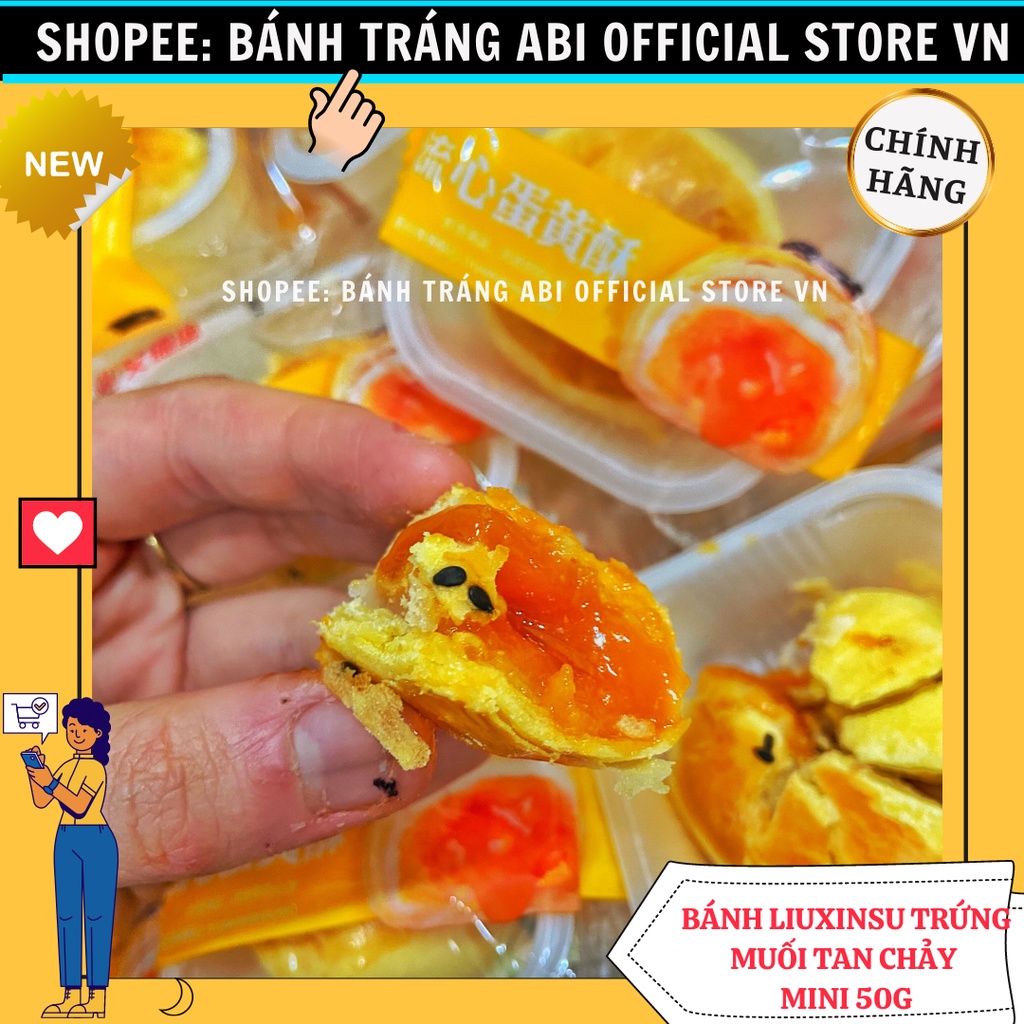 1KG 20 CÁI BÁNH PÍA NƯỚNG TRỨNG CHẢY EGG YORK ĐÀI LOAN NSX MỚI CÓ TEM PHỤ