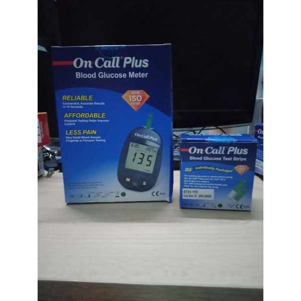 Hộp 25 que thử đường huyết Onl Call Plus