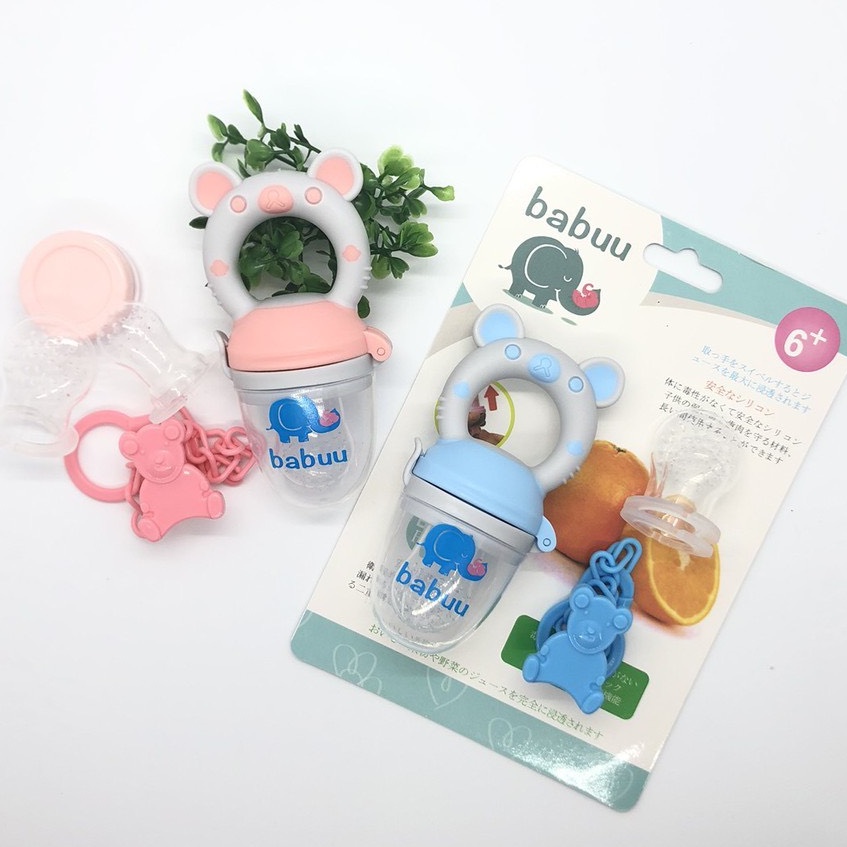 Bộ túi nhai ăn dặm Babuu baby Nhật bản