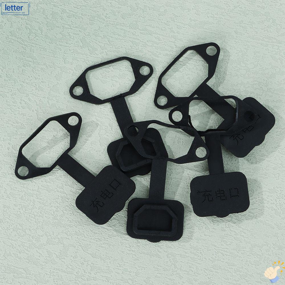 Set 5 / 10 Nắp Đậy Ổ Cắm Điện Màu Đen Chống Nước Chống Bụi