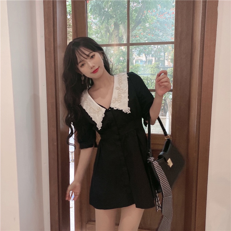 Đầm Tay Ngắn Thiết Kế Hợp Thời Trang Cho Nữ