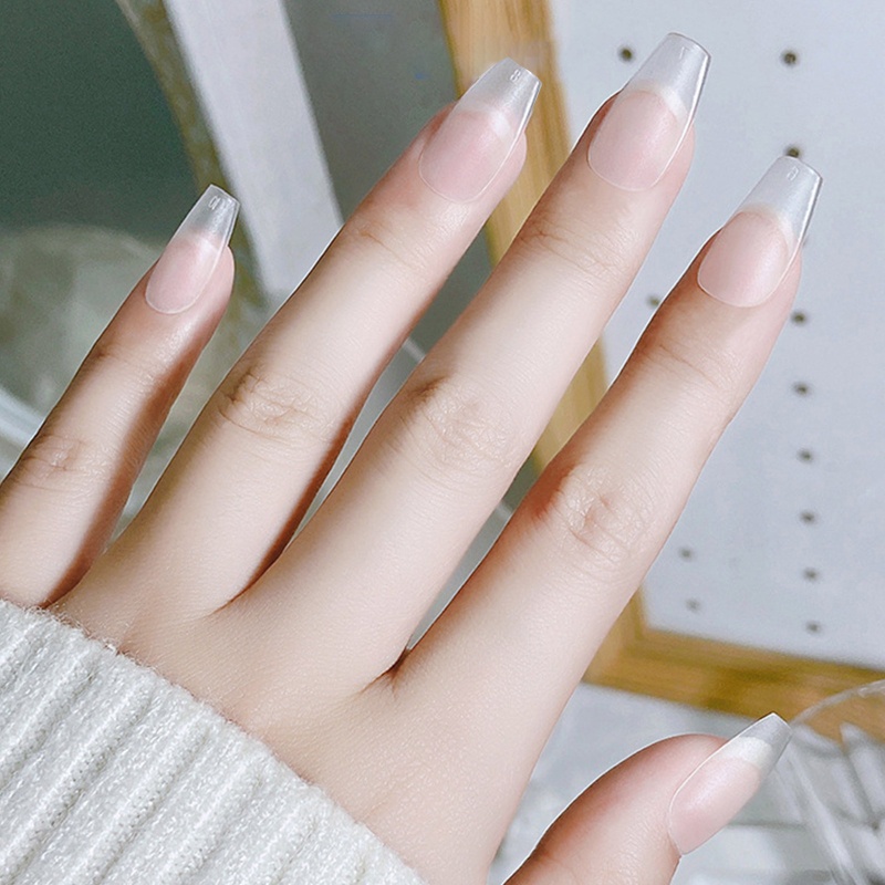 Bộ Móng Tay Giả Ngắn Và Nhám Mềm Mại 10 Kích Cỡ YOUYO