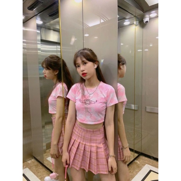 Áo croptop nữ tay lỡ , from rộng, freesize , thun cotton mềm mịn