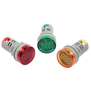Đèn báo có hiện thị ĐIỆN ÁP VOLT phi 22mm AC20-500V