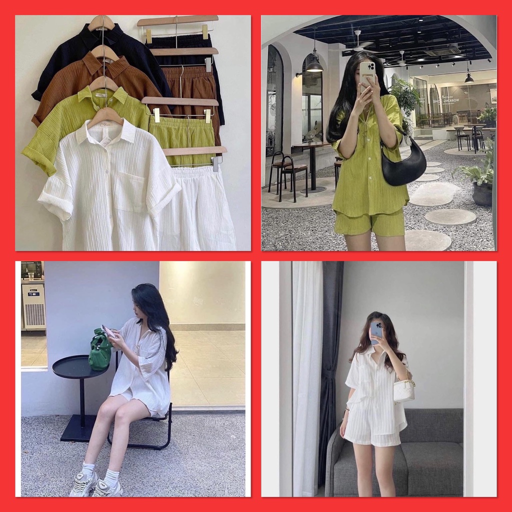 SET BỘ ĐŨI NHĂN BASIC PHONG CÁCH HÀN QUỐC (kèm ảnh thật +video shop quay)