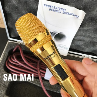 [ GIÁ RẺ ] Micro Sunrise SM-3300 Dây Cao Cấp