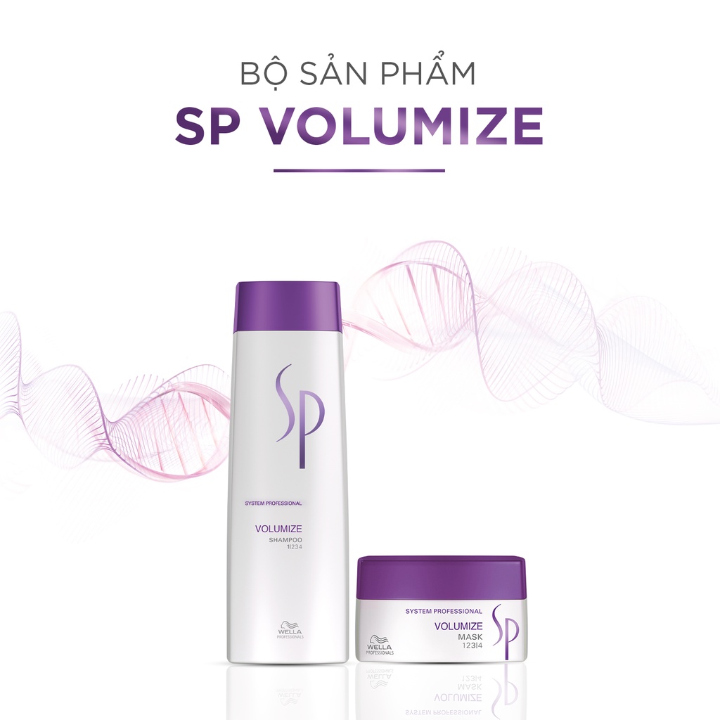 Dầu Hấp SP Volumize Mask Làm Tóc Phồng và Làm Tóc Mảnh Thêm Dày Khoẻ 200ml-400ml