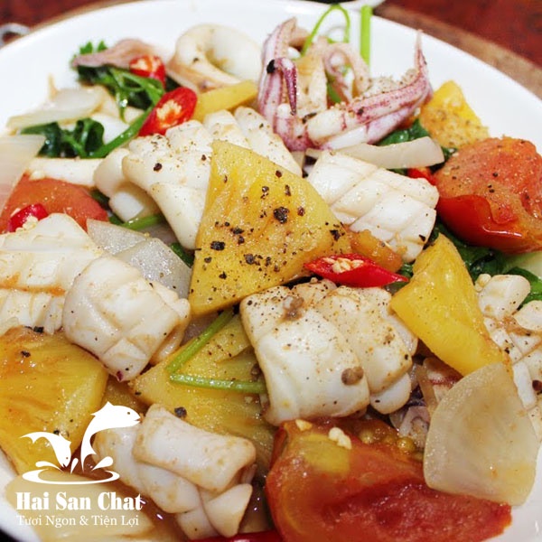 1kg Mực ống ngon giòn cấp đ.ông