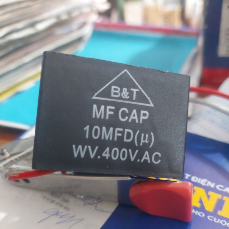 Tụ Quạt CBB61 2 Dây 400VAC Các Loại 4uF 6uF  8uF  10uf