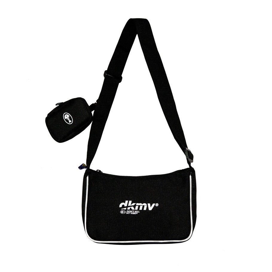 DKMV Túi đeo chéo Hobo Bag - MÀU ĐEN/ Túi đeo chéo vải thời trang