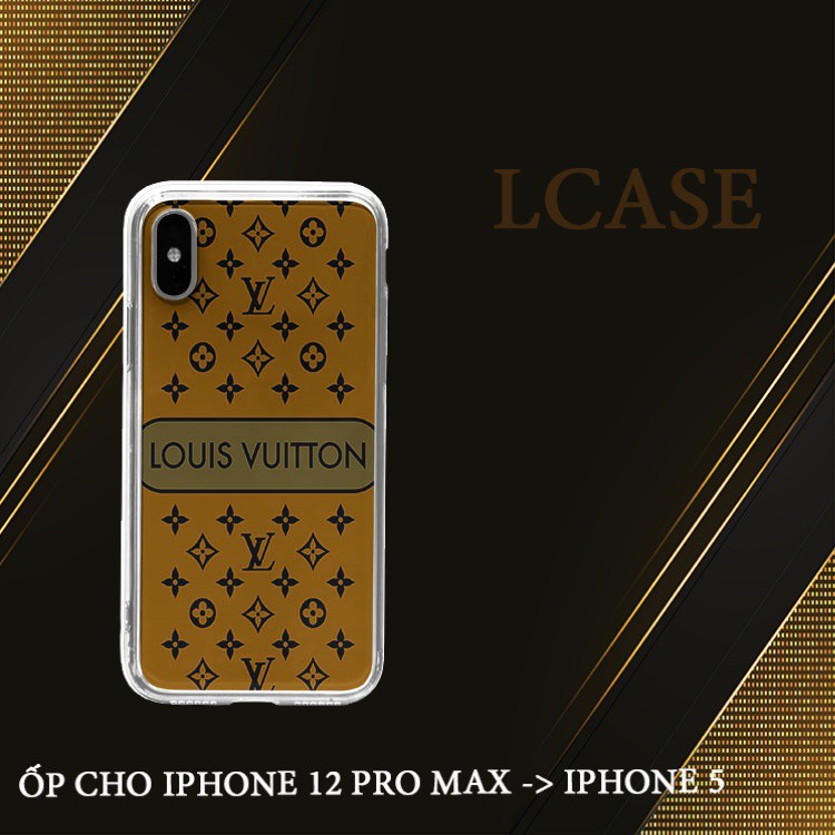 Ốp lưng đẳng_cấp lv Sặc Sỡ cao cấp Màu Đỏ Iphone 7/8/8Plus/X/Xs/Xs Max/11/11 Promax/12/12 Promax BRD20210370