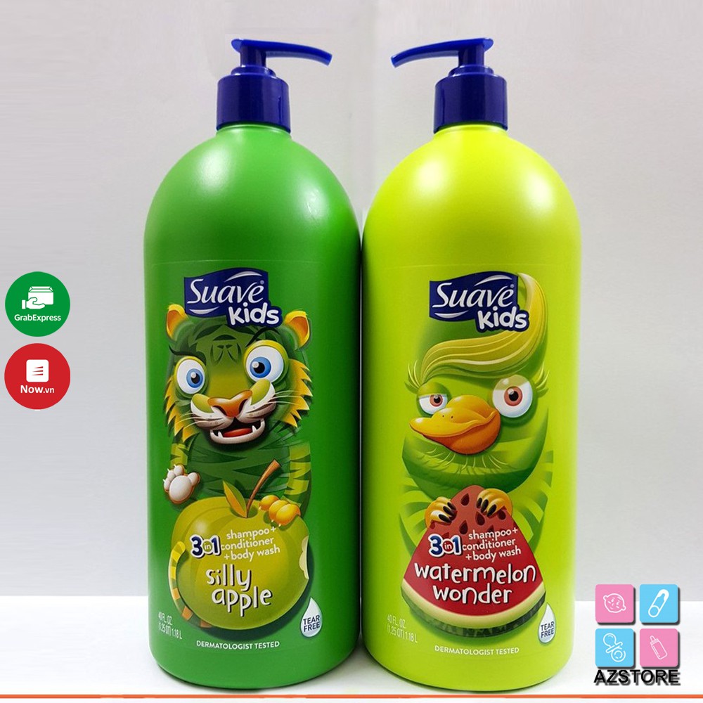 Sữa tắm gội cho bé Suave kids 532ml - 828ml - 1180ml