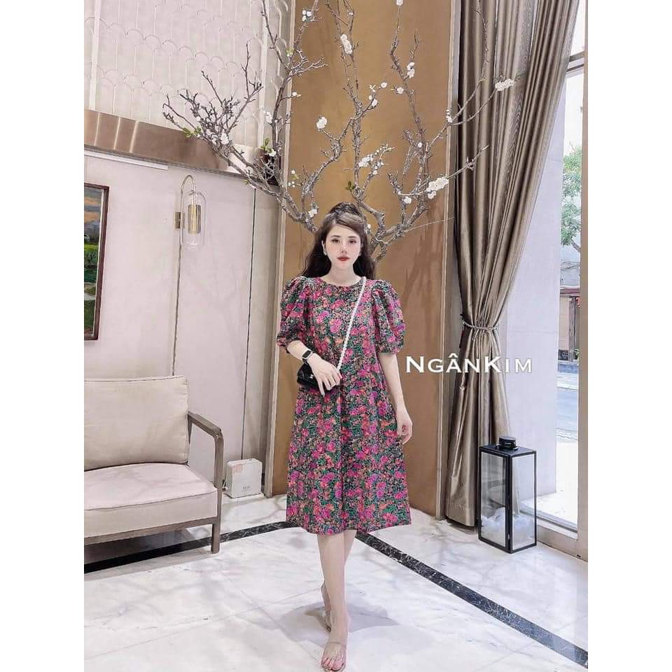 Đầm babydoll kiểu dáng dễ mặc, phù hợp mọi phom người, big size, bầu bì bon chen thoải mái 300g | BigBuy360 - bigbuy360.vn