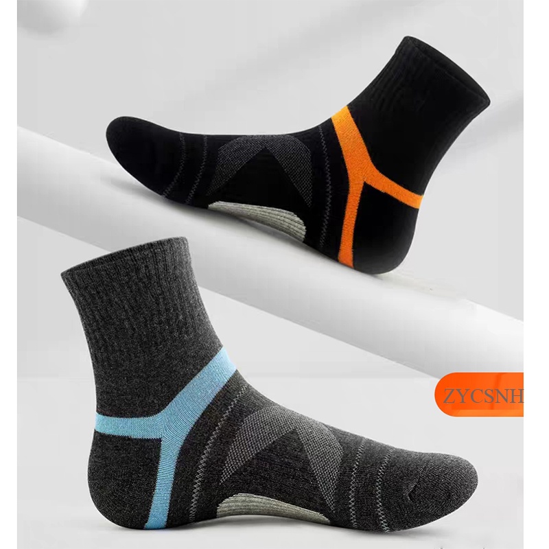 Set 5 đôi vớ cotton thể thao năng động cho nam