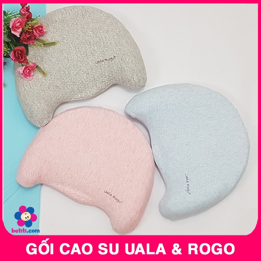 Gối Cao Su Chống Ngạt Uala &amp; Rogo Cho Bé Sơ Sinh - 8939001588830