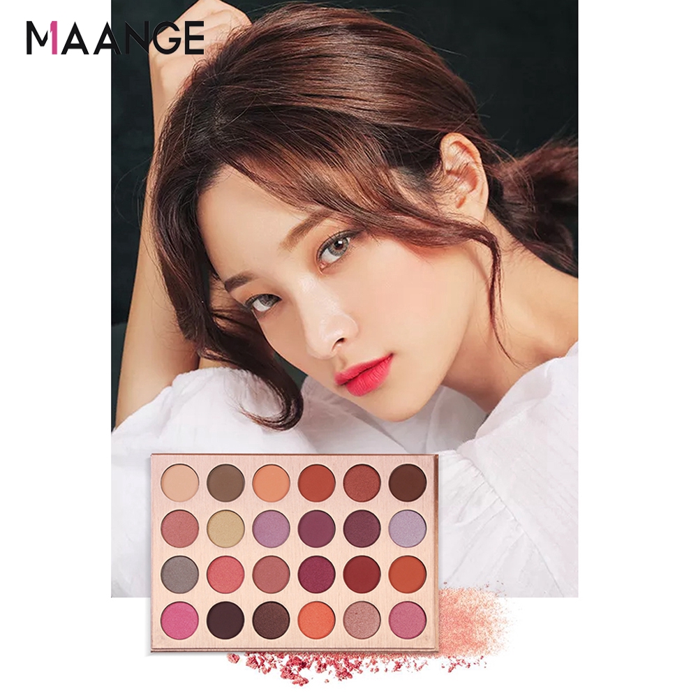 Bảng phấn trang điểm mắt MAANGE 24 màu tạo lớp trang điểm xinh đẹp tự nhiên | BigBuy360 - bigbuy360.vn