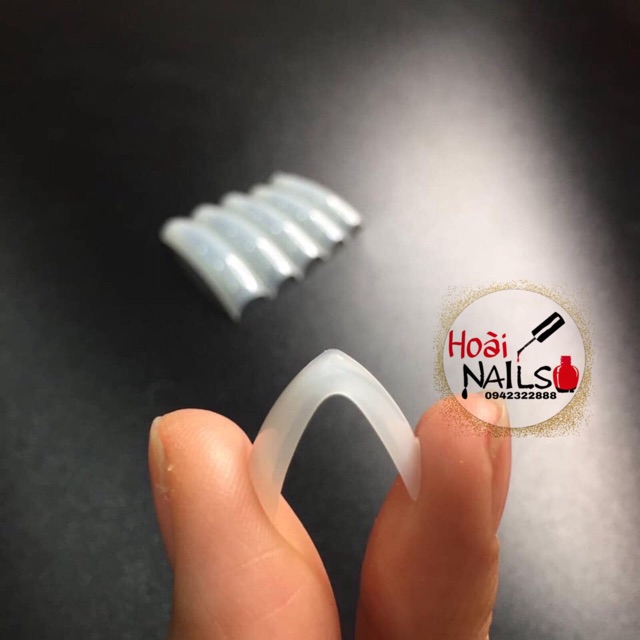 Móng nối form Mỹ lẻ size 4,5,6,7,8,9,10( túi 50m) - Phụ kiện Nail