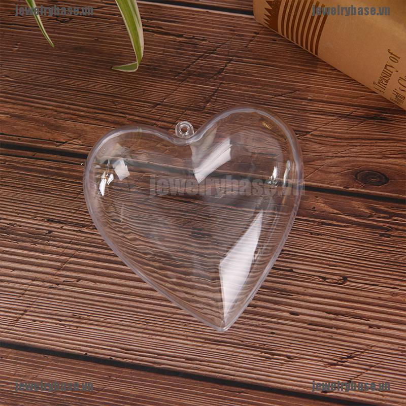 Khuôn bằng nhựa hoạ tiết hình trái tim dễ thương để làm bom tắm