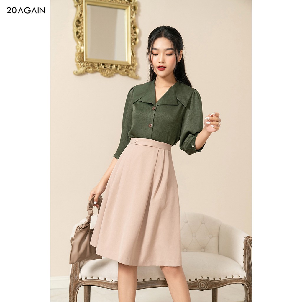 Áo Sơ Mi Cổ 2 Vê 20AGAIN ASA1008