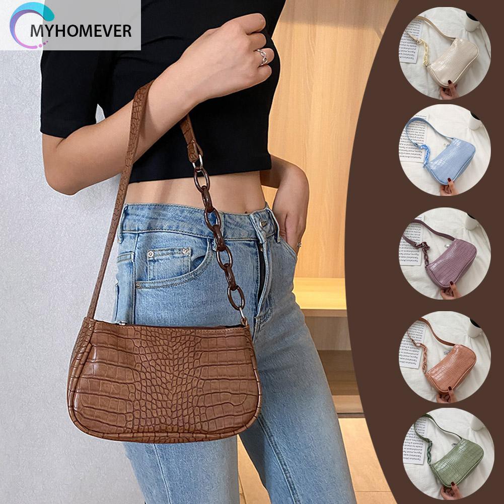 Túi Xách Đeo Vai Da Pu Phong Cách Cổ Điển Cho Nữ