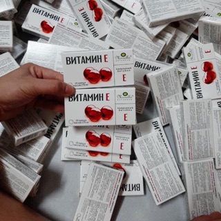 Vitamin E đỏ Nga 6 vỉ 400k