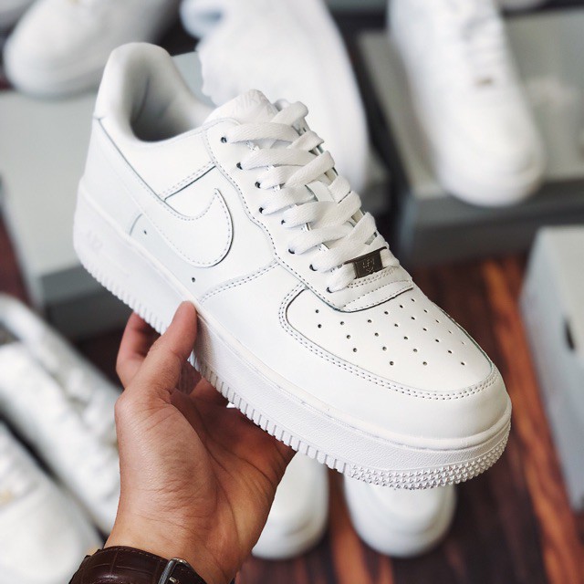 [Freeship + BOX + BIll] Giày Thể Thao AF1 Màu Trắng Full, Giày SNEAKER 𝐍𝐈𝐊𝐄 ARI FORCE 1 Đẹp mê muội đủ size nam nữ