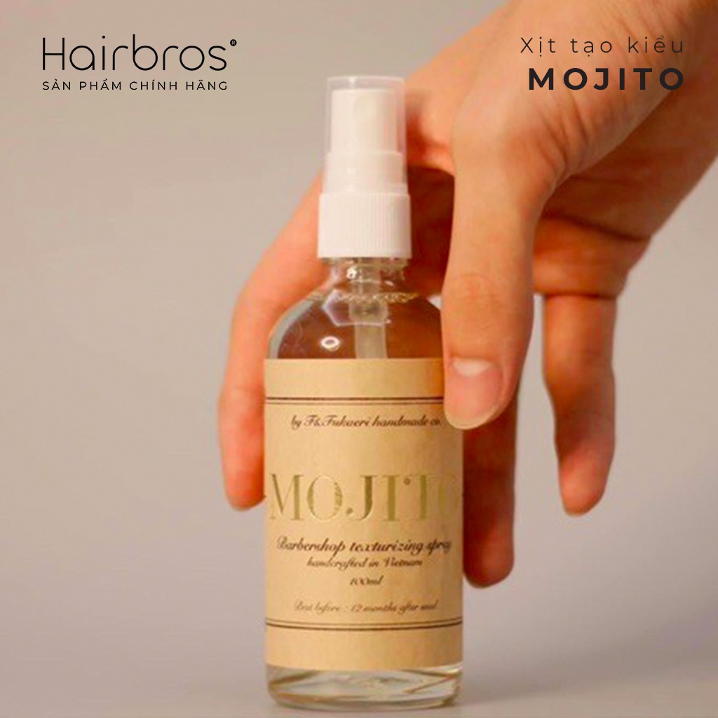 Prestyling MOJITO | Xịt tạo kiểu bổ sung dưỡng chất phục hồi tóc mỏng