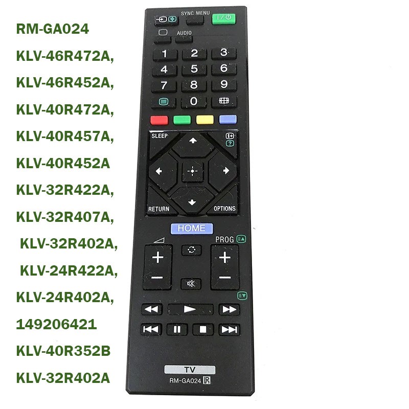 ĐIỀU KHIỂN TỪ XA RM-GA024 RM-ED054 Điều khiển từ xa TV mới CHO SONY RM-GA024 149206421 HDTV LED LCD 
