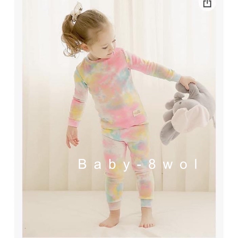 Set bộ cotton sợi tre hữu cơ xuất Hàn chính hãng size XS (80)