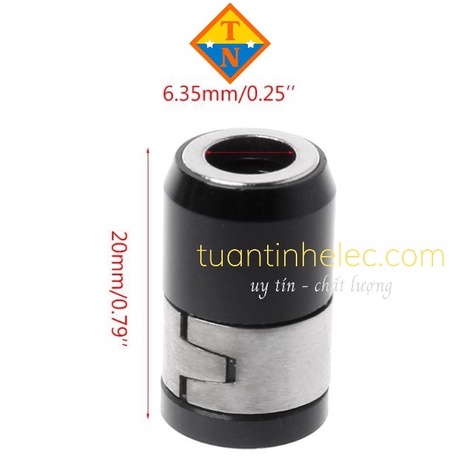 Đầu nam châm giữ vít 1/4&quot; 6.35mm