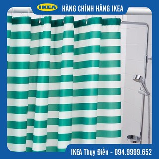 Rèm phòng tắm kẻ  ngang  IKEA