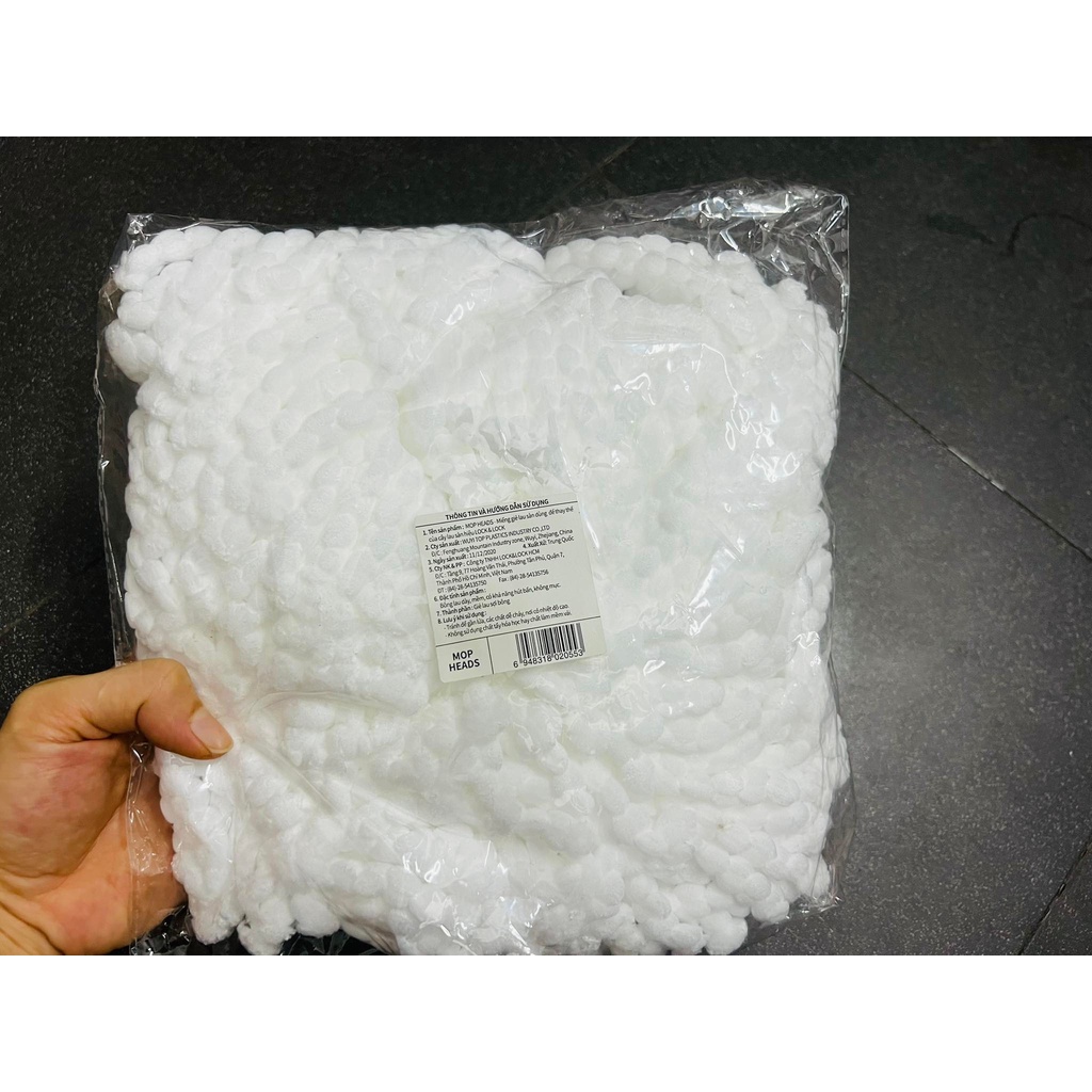 Bông lau MOP HEADS thay thế cây lau nhà Walkable MOP-L003, MOP-Q2-1, ETM478