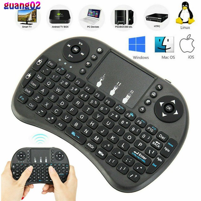 Bàn Phím Không Dây Mini 2.4g Tích Hợp Cảm Ứng Cho Pc Android Tv Box Ky | BigBuy360 - bigbuy360.vn