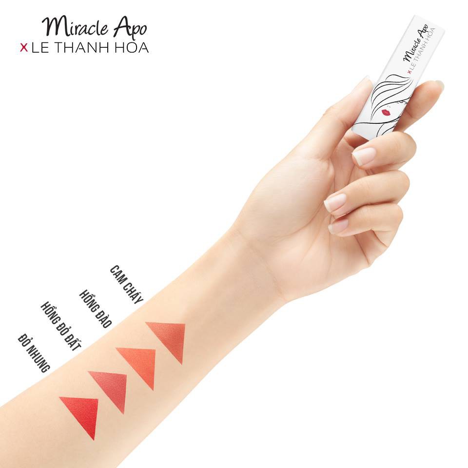 Son lì Miracle Apo Lipstick Matte x Lê Thanh Hòa 4g | BigBuy360 - bigbuy360.vn