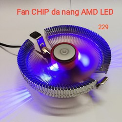 Fan chip đa năng AMD led (Xả Kho) quạt cpu đa năng giá rẻ