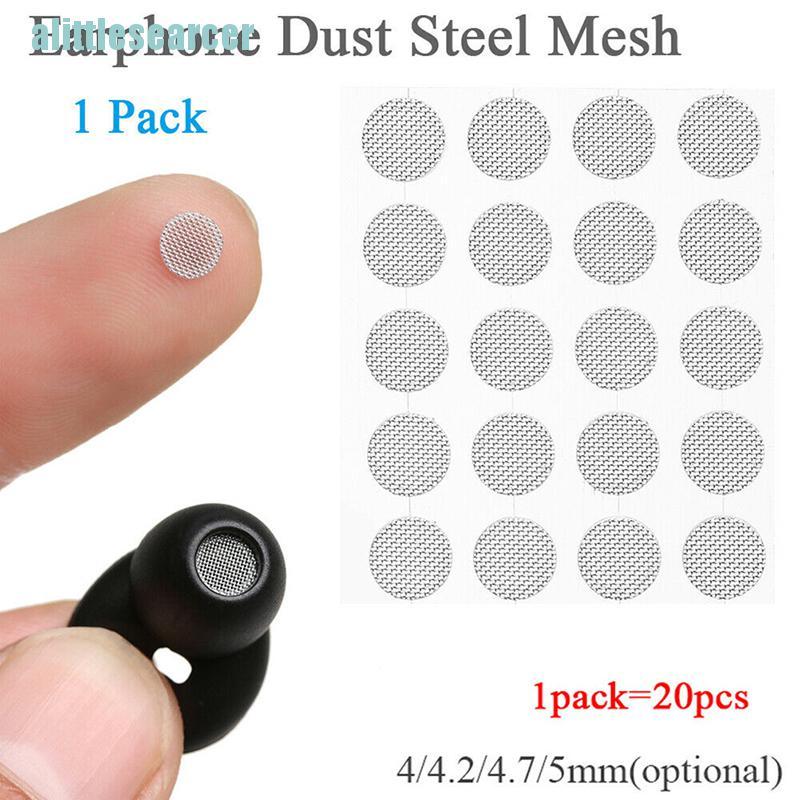 Bộ 20 Lưới Thép Bọc Tai Nghe Chống Bụi 4mm 4.2mm 4.7mm 5mm