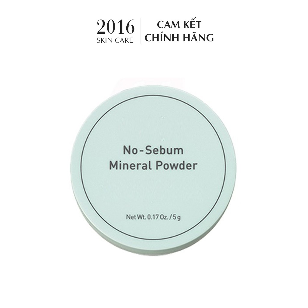Phấn phủ dạng bột khoáng No Sebum Mineral Powder 5g - 2016 Skincare